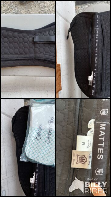 Mattes Sattelpad Correctionpad, VS mit Einlagen, schwarz/grau, Mattes Correctionpad VS, Chuchichäschtli❤️, Saddle Accessories, Öhningen, Image 5