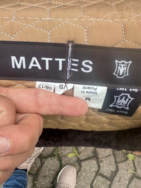 MATTES Sattelkissen mit Lammfell, Mattes, Claudia Moertter, Other Pads, Krefeld, Image 3
