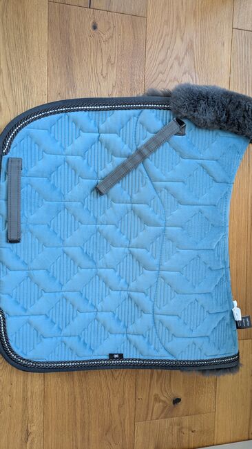 Mattes Schabracke Dressur L, Mattes Samt ocean chrystal, ponymausi, Schabracken, Naumburg