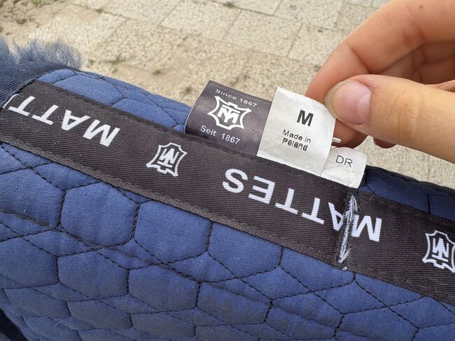 Mattes Schabracke M Dressur Blau Navy, Mattes, Luisa S., Schabracken, Dortmund, Abbildung 6