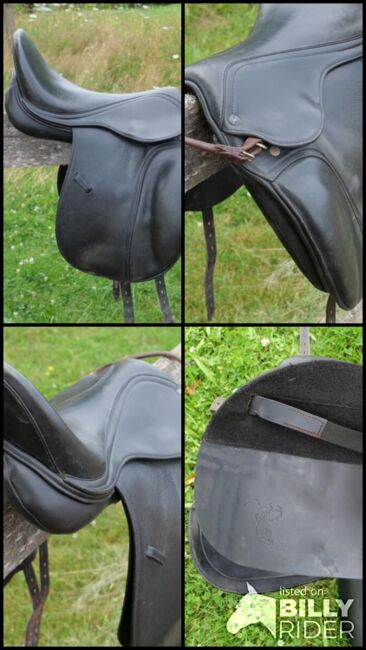 Maxflex Leonhard  in schwarz –  17,5 Zoll, Maxflex Leonhard, Cora, Dressage Saddle, Paunzhausen, Image 7