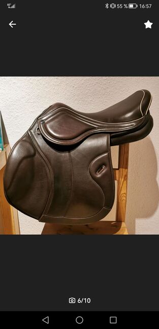 Maxflex Springsattel 17,5, Maxflex Binomial, Lena Maier , Jumping Saddle, Nürnberg, Image 8