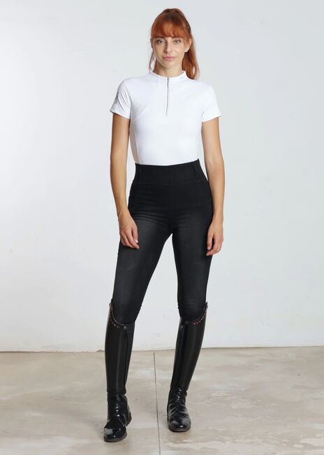 Maximilian Equestrian Denim Riding Leggings (Black), Maximilian Equestrian  Denim Riding Leggings, Laura Strehlow, Breeches & Jodhpurs, Groß Mohrdorf 