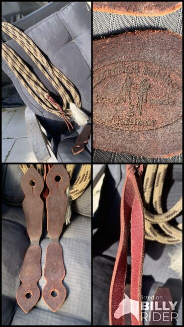 Mecate mit Rein Leathers,wie neu, Mestenos Saddlery, Bernadette Bauer, Leads, Rodgau, Image 12