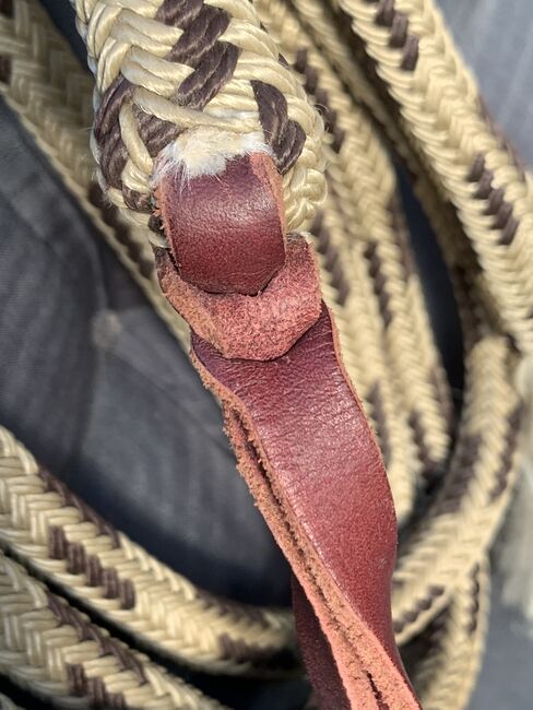 Mecate mit Rein Leathers,wie neu, Mestenos Saddlery, Bernadette Bauer, Uwiązy, Rodgau, Image 4