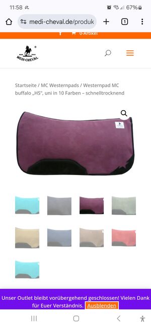 Medi Cheval Westernpad, Medicheval  Westernpad, Nicole Koch , Westernpads, Baar, Abbildung 4