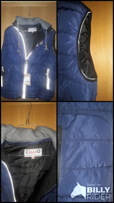 Mega tolle neue Reitweste in XXL, marineblau, Reflektorstreifen, Cesaro, XYZ, Riding Jackets, Coats & Vests, Groß Wittensee, Image 9