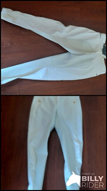 Mens Kentucky white full seat breeches with tags., Kentucky, Mr Paul Mathieson, Men's Breeches & Jodhpurs, Peterhead, Image 3