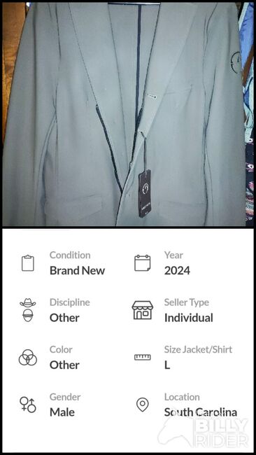 Men's show coat, Vestrum  Phoenix , Jamie S Russell, Herren-Oberteile, Chesnee, Abbildung 3