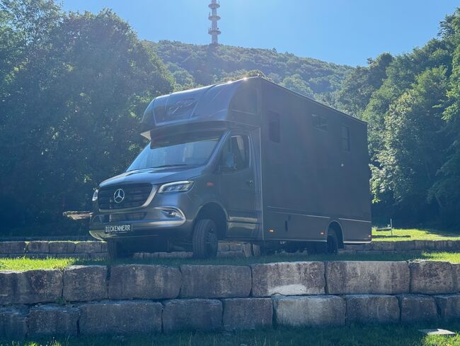 Mercedes-Benz 519 Pferdetransporter Unikat!!Allrad 4x4 Selbstfahrer, Dickenherr Dickenherr 4x4 Allrad, Gerhard Strobel (Dickenherr Trucks und Trailers), Horse Trailers, Baden-Württemberg - Unterschneidheim