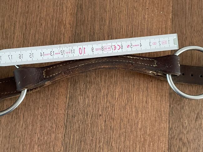 Merothisches Ledergebiss m. Kinnriemen, 16cm Original, Meroth Ledergebiss, A. Krones, Horse Bits, Bad Homburg, Image 3