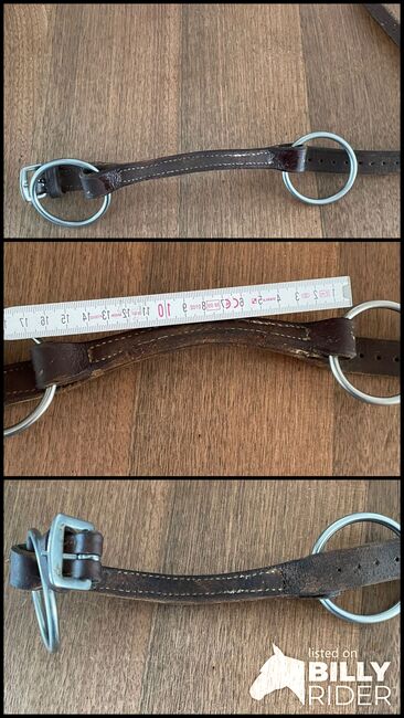 Merothisches Ledergebiss m. Kinnriemen, 16cm Original, Meroth Ledergebiss, A. Krones, Gebisse, Bad Homburg, Abbildung 4