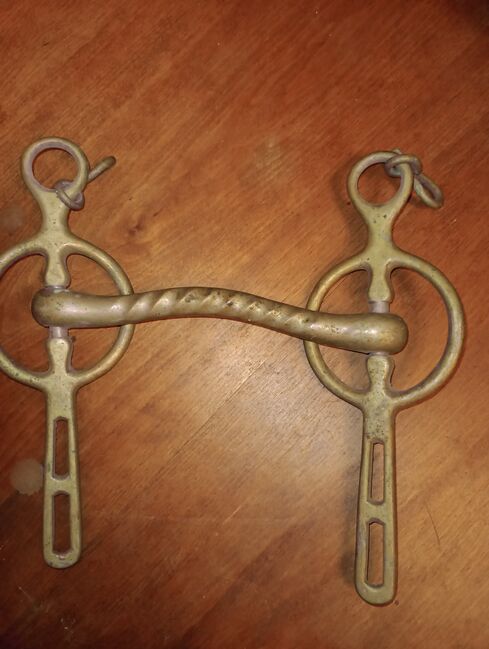 Postkandare Messing und bewegliche Shanks, Anja Ratzka, Horse Bits, Fellbach