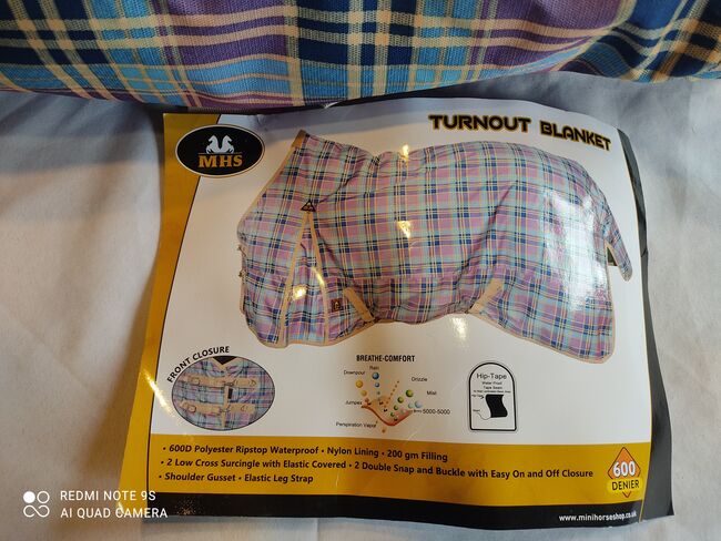 MHS Turnoutdecke 200g 135cm, MHS, Anne Kolipost , Derki dla konia, Schwallungen