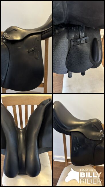Michel Robert Prestige Springsattel Schwarz mit X-Technology, Prestige Italy Michel Robert Springsattel schwarz mit X-Technology, Julia, Jumping Saddle, Lünen, Image 10