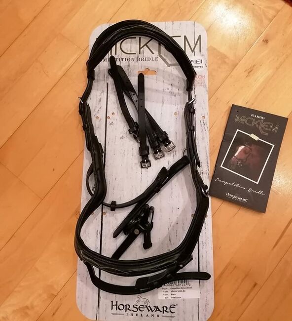 Micklem Competition deluxe VB schwarz *NEU*, Micklem Micklem Competition deluxe bridle, Tessa, Bridles & Headstalls, Gifhorn