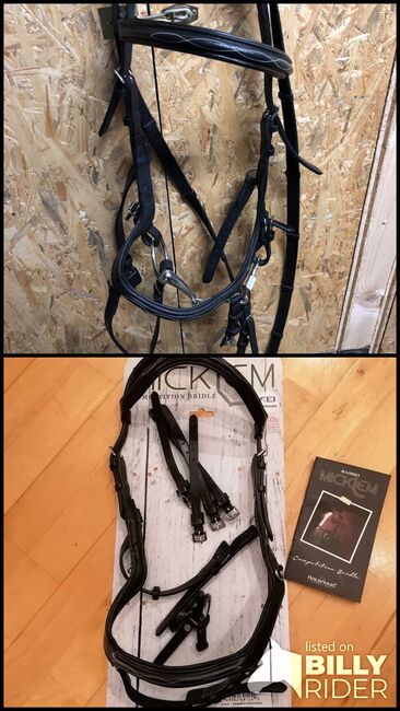 Micklem Competition deluxe VB schwarz *NEU*, Micklem Micklem Competition deluxe bridle, Tessa, Bridles & Headstalls, Gifhorn, Image 3