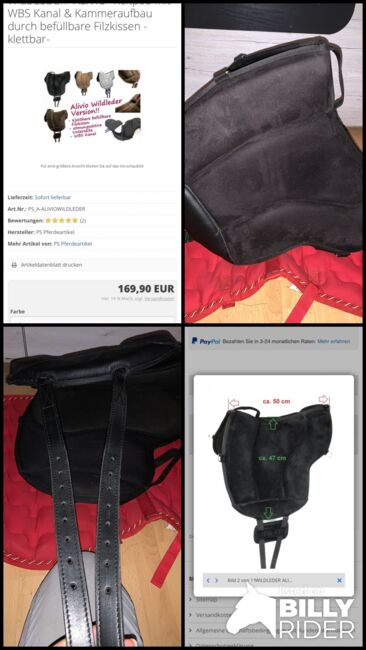 Verkaufe mein Reitpad, Pfister & Schade Alivio , Heidi, Bareback pads, Zossen, Image 6