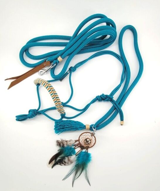 Knotenhalfter MINISHETTY mit Halsring & Bodenarbeitsseil, Maya (Swisshorseshop), Halters, Frauenfeld