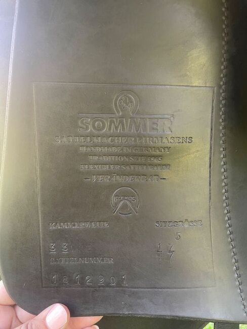 Neuwertiger Sommer "Somero" Dressursattel, Sommer Somero, Stephanie Mathis, Dressage Saddle, Oerlingen, Image 4
