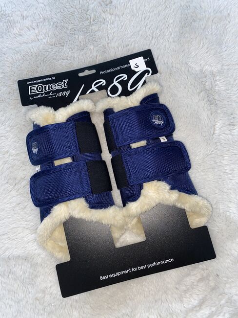 dunkelblaue Fell-Gamaschen, EQuest, Mia, Tendon Boots, Bergedorf 