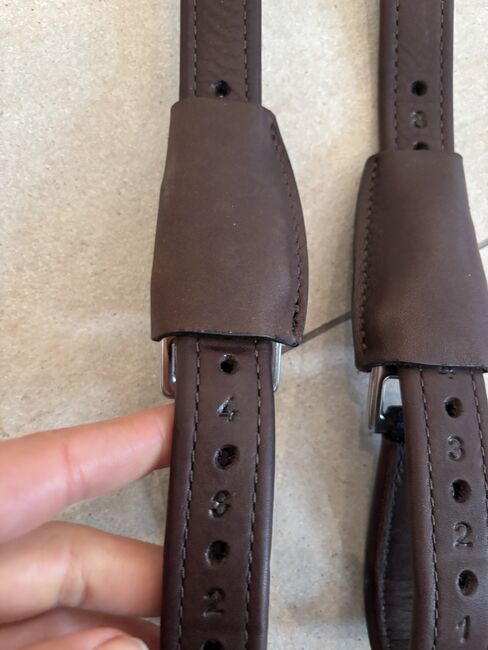 Mono Steigbügelriemen Selleria Equipe braun 140 cm, Selleria Equipe Monosteigbügelriemen, Susanne Schäfer, Saddle Accessories, Wiesbaden, Image 4