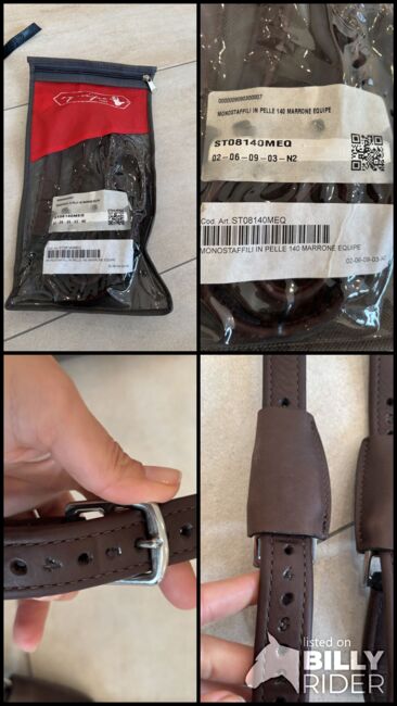 Mono Steigbügelriemen Selleria Equipe braun 140 cm, Selleria Equipe Monosteigbügelriemen, Susanne Schäfer, Saddle Accessories, Wiesbaden, Image 7