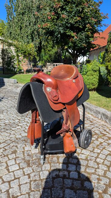 Montana Saddlery Westernsattel 137 – 19", FQHB, Trail/Pleasure, Montana Saddlery Model 137 , Sascha, Westernsattel, Niederstotzingen