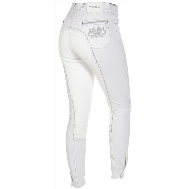 Montar Damenreithose Bambus Weiß, mit Swarovski Elementen, Reitsport Jade (Reitsport Jade), Breeches & Jodhpurs, Westerstede