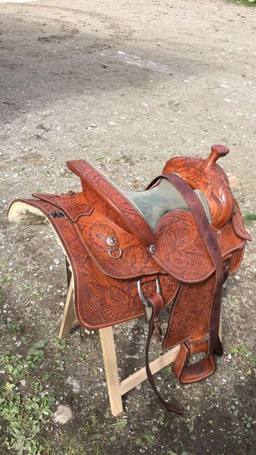 Wunderschöner, gepflegter Westernsattel zu verkaufen, El Sueño, Sibylle, Western Saddle, Erbach, Image 2