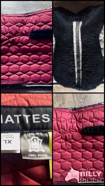 Schöne Mattes Schabracke bordeaux-rot, Gr. XL, Dressur, Mattes, Birte, Dressage Pads, München, Image 6