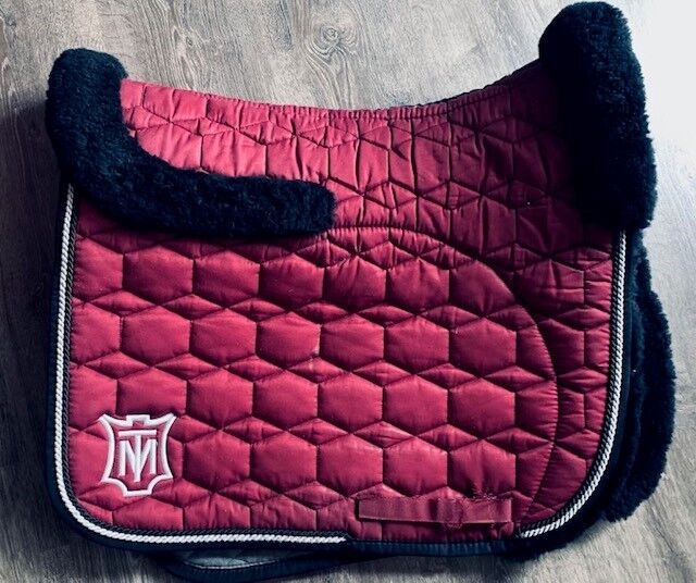 Schöne Mattes Schabracke bordeaux-rot, Gr. XL, Dressur, Mattes, Birte, Dressage Pads, München, Image 2