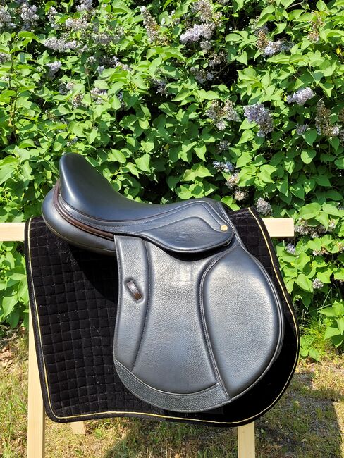 Morgenroth Classic Individual Springsattel, 17 Zoll, Kriemhild Morgenroth, Sandra, Jumping Saddle, Dresden, Image 3