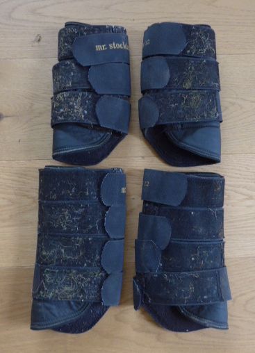 Mr. Stockings Gamaschen-Set, schwarz, WB, gebraucht, Mr. Stockings, Ute Meyer, Tendon Boots, Winkelhaid, Image 2