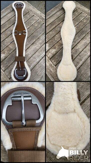 Neuwertiger Mustang Contoured Fleece Gurt, Mustang, Nadine, Girths & Cinches, Maulburg , Image 7