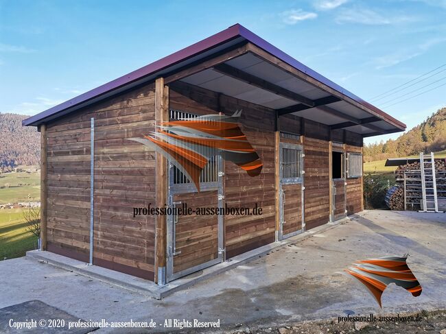 TOP Qualität! Pferdestall bauen - Außenboxen, Pferdebox, Offenstall, Weidehütte & Stallbau, AUSSENBOXEN PFERDESTALL - PFERDEBOXEN - STALLUNGEN, AUSSENBOXEN (AUSSENBOXEN Sp. z o.o.), Stabilne maty, Wałcz, Image 19