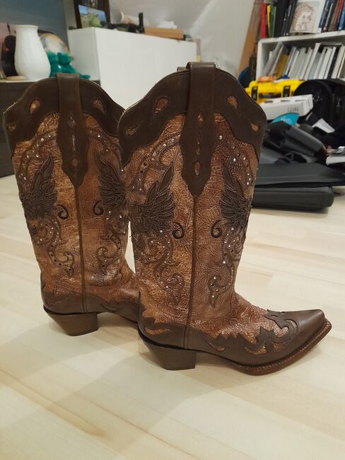 Kaum getragene Corral Cowboyboots aus den USA, Größe 39/US 8, Corral, Mirja Kinsey , Riding Boots, Stuttgart 