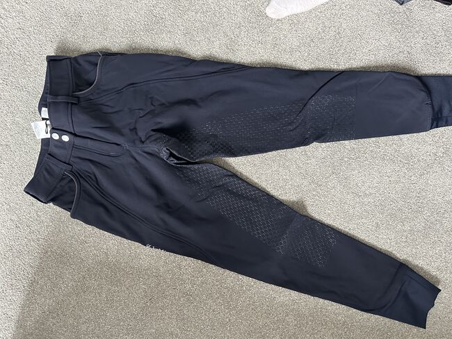 Navy Blue Le Mieux full seat grip breeches (UK 8), le mieux , Eneya Jenkins , Bryczesy, Littlehampton 