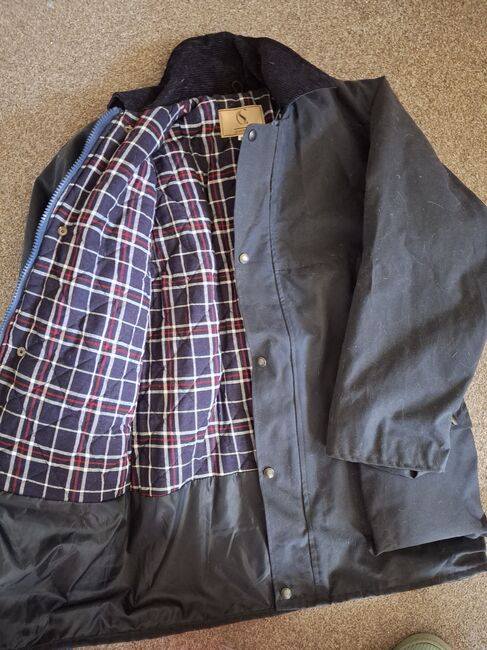 Navy wax jacket, with hood., Countrystyle, Judi James, Riding Jackets, Coats & Vests, Monmouth, United Kingdom, Image 2