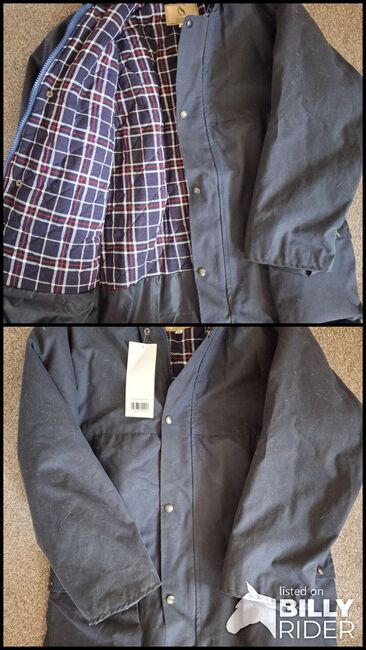 Navy wax jacket, with hood., Countrystyle, Judi James, Riding Jackets, Coats & Vests, Monmouth, United Kingdom, Image 3