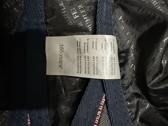 NEU Felix Bühler Regendecke Winterdecke 155 cm 0 g grau, KJ, Pferdedecken, Heppenheim, Abbildung 8