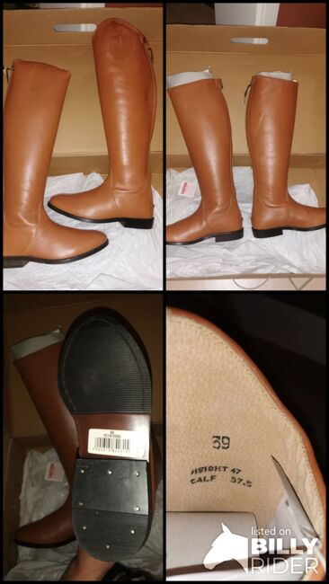 NEU! * HKM Lederreitstiefel * Cognac * Gr. 39 H47 W37.5, HKM, Selina M. , Reitstiefel, Rödermark, Abbildung 7