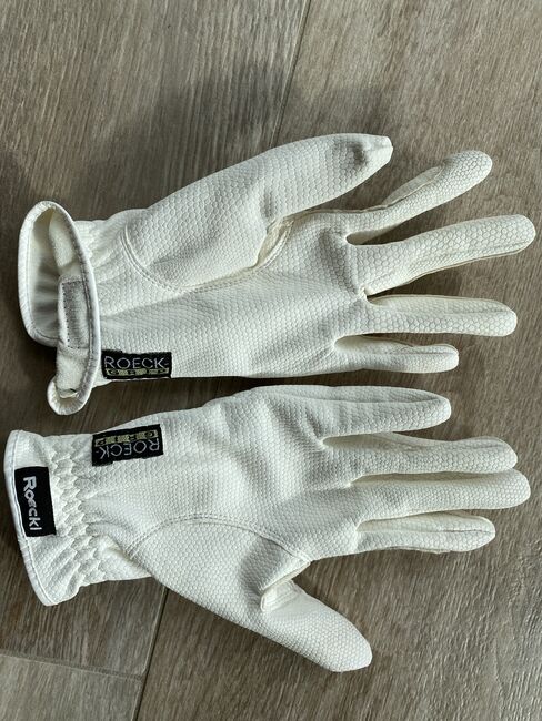 NEU! Roeckl Handschuhe, weiß, Roeckl , Christina N. , Riding Gloves, Battenberg, Image 2