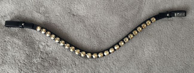 NEU Royal H. Rivoli Stirnriemen geschwungen gold / schwarz Gr. WB, Royal H. , Sell_It_All, Stirnriemen, Ahrweiler, Abbildung 3