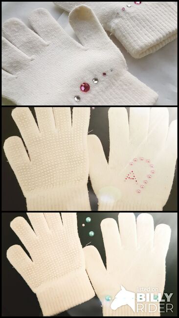 Neue Handschuhe mit Strass, C.B., Reithandschuhe, Kirchheim unter Teck, Abbildung 4