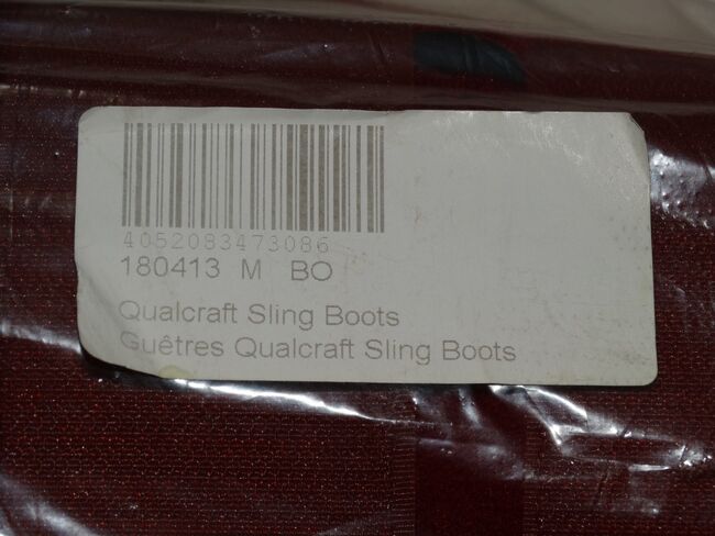 Neue Qualcraft Sling Boots Fesselkopf-Gamaschen M Bordeaux Weinrot Slingboots, Qualcraft, Anne, Gamaschen, Wahrenholz, Abbildung 2