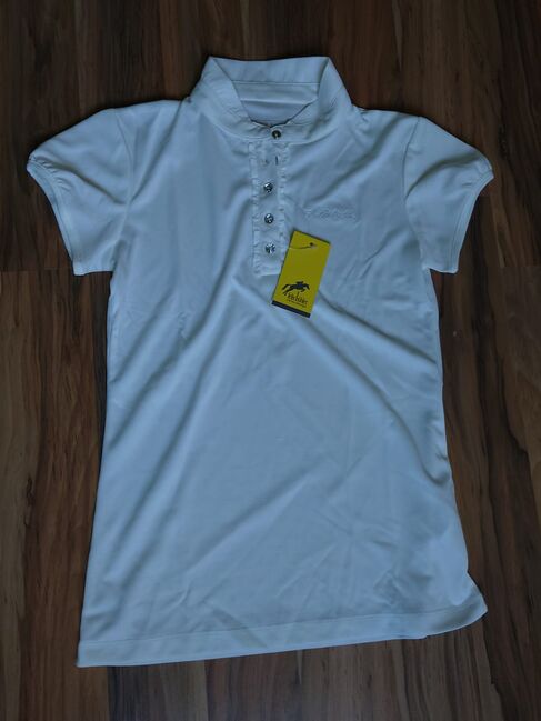 Neues Funktions-Turniershirt von Felix Bühler, weiß, Größe S, Felix Bühler, Janina Beilfuß, Turnierbekleidung, Ahrensbök