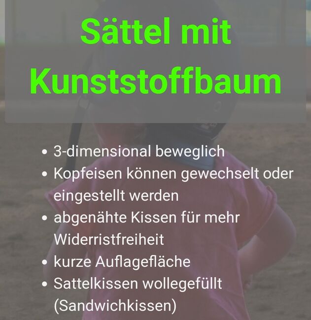 Neuwertiger Sattelglück Salud, Sattelglück Salud, Sabine Rotter, Vielseitigkeitssattel (VS), Maierhofen, Abbildung 3