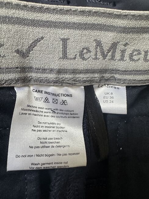 NEVER WORN navy blue le mieux knee grip only (size UK 8, Le Mieux , Eneya Jenkins , Breeches & Jodhpurs, Littlehampton , Image 3