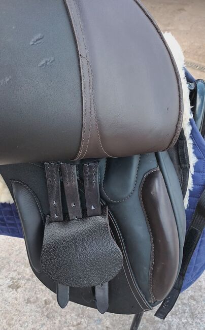 NEW 17.5" GP Cob Saddle, Jackie Roberts Collection  Purdie, Tiz Snook, Vielseitigkeitssattel (VS), ABERGAVENNY, Abbildung 6